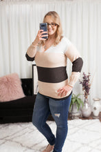 Load image into Gallery viewer, I Am Yours Colorblock V-Neck Sweater