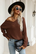 Load image into Gallery viewer, V-Back V-Neck Sweater